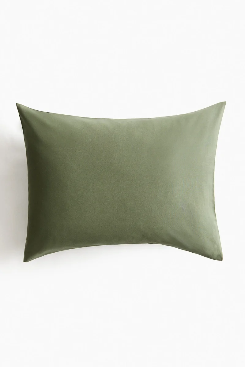 اتش اند ام غطاء وسادة من القطن